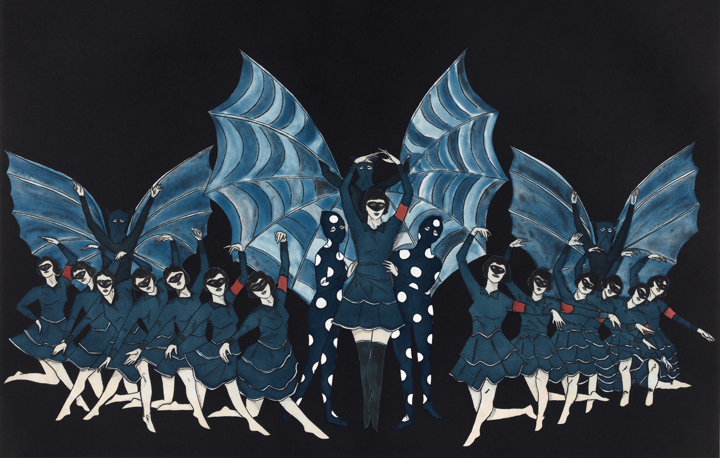 In New Prints, Marcel Dzama Stages an Allegorical Dance with Death